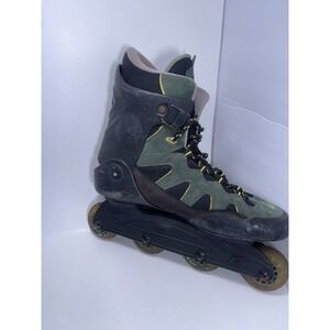 ASCENT K2 Soft boot Mens Size 11 Black /Green Inline Skates